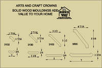 Arts & Craft Crown Mouldings 1