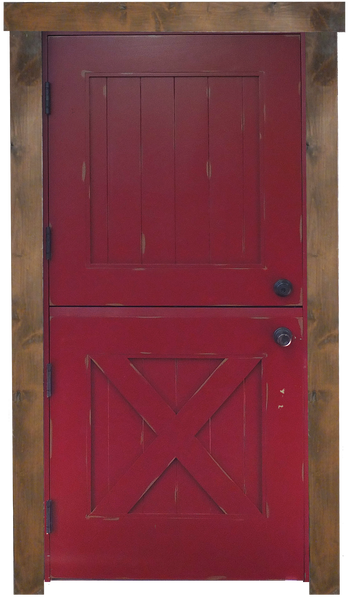 Painted and Distressed Dutch Door